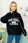 151029 Sardonlu Fermuarli Sweatshirt